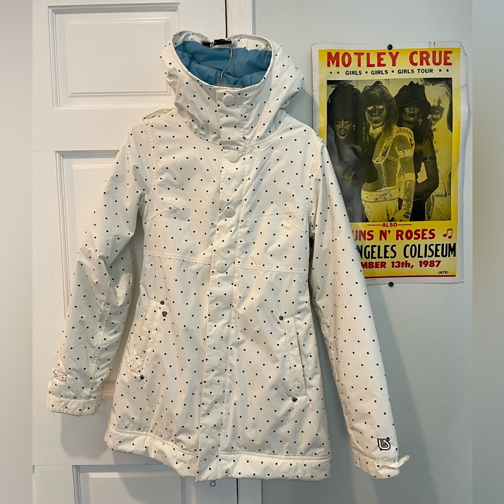 Burton Snowboards The White Collection Women’s Snowboarding Jacket size small